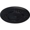 Ekena Millwork Flower Ceiling Medallion (Fits Canopies up to 3 7/8"), Hand-Painted Steel Gray, 27"OD x 1 1/8"P CM27FLSGS - alternate 3